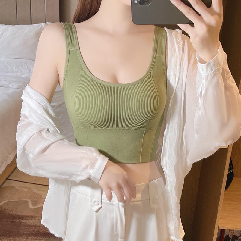 Women's Seamless Sports Bra – Comfortable, Sexy, Stylish Back Design, Yoga & Sleepwear Top.