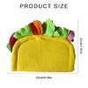 Plush Hamster Nest Plush Toy Habitats Decors Hideout Viewing Room Tacos Shape