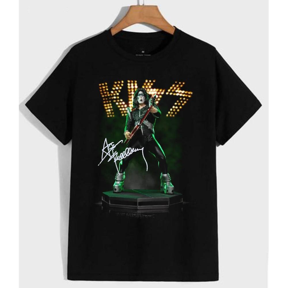Новая редкая мужская футболка KISS Ace Frehley черная S-5XL 1HN546 Унисекс