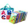 Fabric ABCD Card Book Learn English Alphabet for Kid Learning Abcdefghijklmnabc Toy Smart for 1 To 4 Year Montesorri Educational