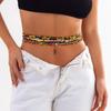 10pcs/set Bohemian Beaded Waist Chains Women Fashion Summer Beach Colorful Belly Chain African Waist Beads Jewelry Accessories