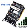 Адаптер M.2 NVME SSD к PCIe 4.0 3.0 M.2 SSD GEN4 PCIe 4.0 Плата расширения для материнской платы ПК X1 X4 X8 X16 Для 2230 2242 2260 2280