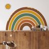 Fun-L026 Мультфильм Полукруг Радуга Солнце Спальня Гостиная Торговый центр Фон Стена Украшения Наклейка На Стену Наклейка