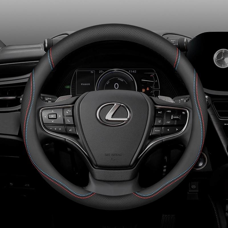 Car Steering Wheel Cover Lexus ES200 ES260 ES300h NX200 RX350 Genuine Leather Universal Fit All