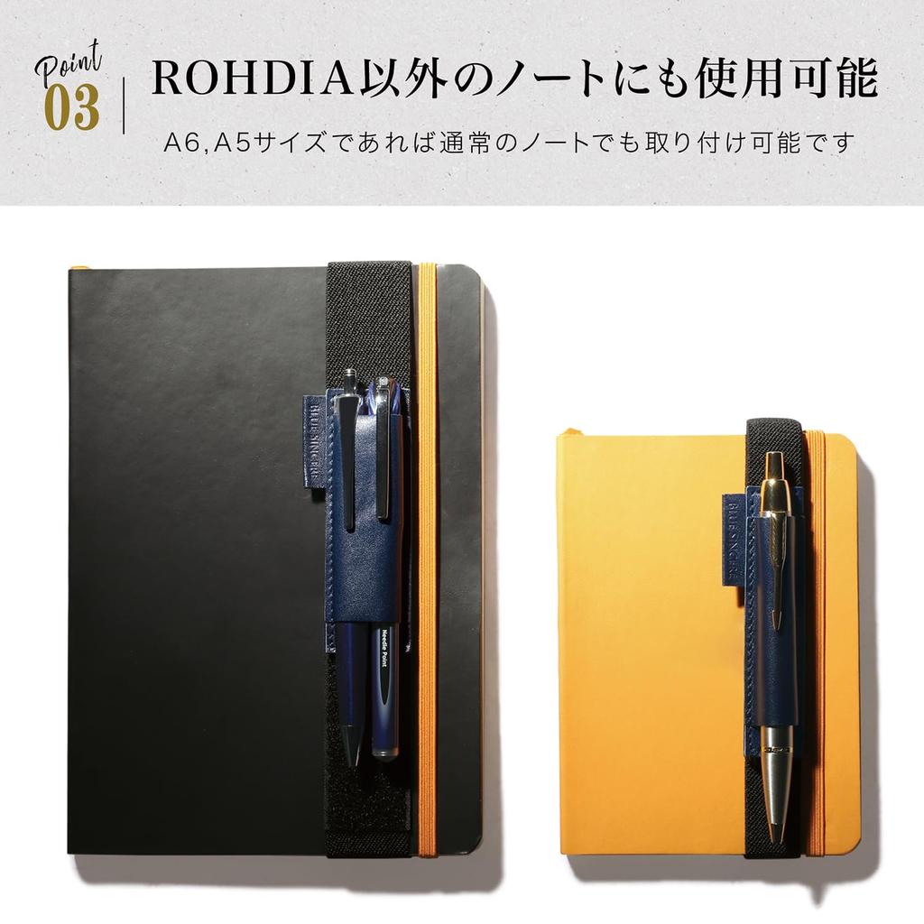 Rodia Подставка для ручек для Натуральной Итальянской A6 A5 Слим Ручки Подарочная коробка RDP1 [СИНИЙ ИСКРЕННИЙ] Блокноты, Кожа, Кожа, - Размер, Чехол, Мужской, Женский,