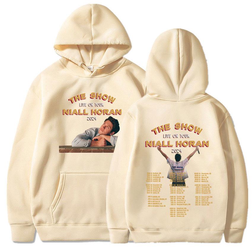 Найалл Хоран The Show Live on Tour Концертные Худи Мужские Женские Модные Винтажные Свитшоты Повседневные Эстетичные Оверсайз Худи
