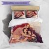Kpop Demon Hunters Pattern Printed 3PCS Bedding Set, Soft Skin-Friendly Washable Duvet Cover & Pillowcases Set