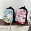 School BagsBackpack Casual Versatile Fashion Trend Backpack Junior High School College Student School Bag Cute Cartoon Lady