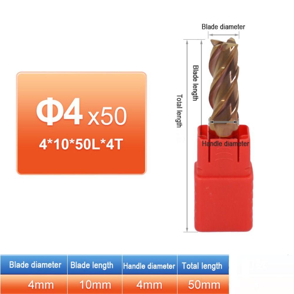 Квадратная твердосплавная концевая фреза 55° Концевая фреза Инструмент Прочная фреза