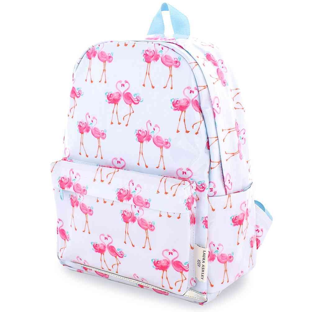COLORFUL CANDY STYLE LAURA ASHLEY Rucksack for Elementary School Large Pretty Flamingo N0749000 Girls, Students, Children, Capacity, Travel,
