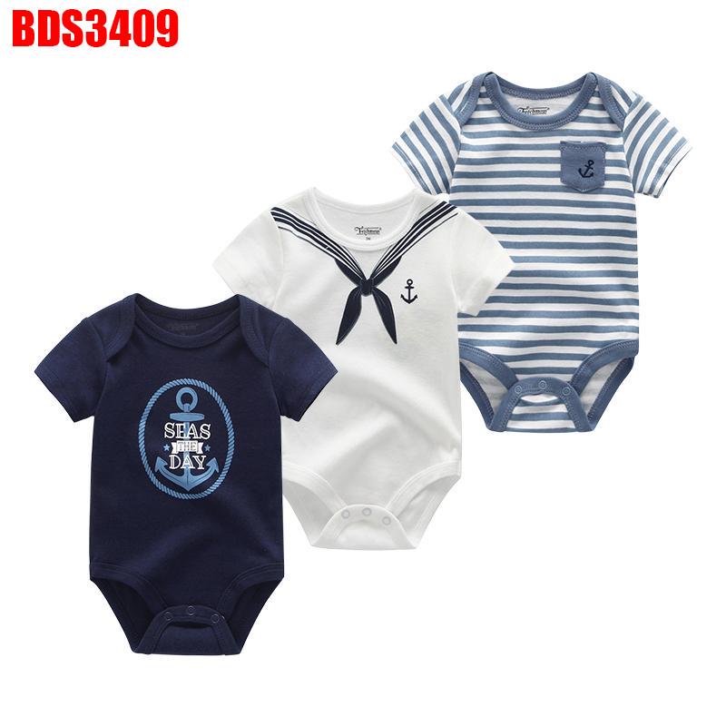 Одежда для новорожденных мальчиков и девочек, хлопковые ромперы