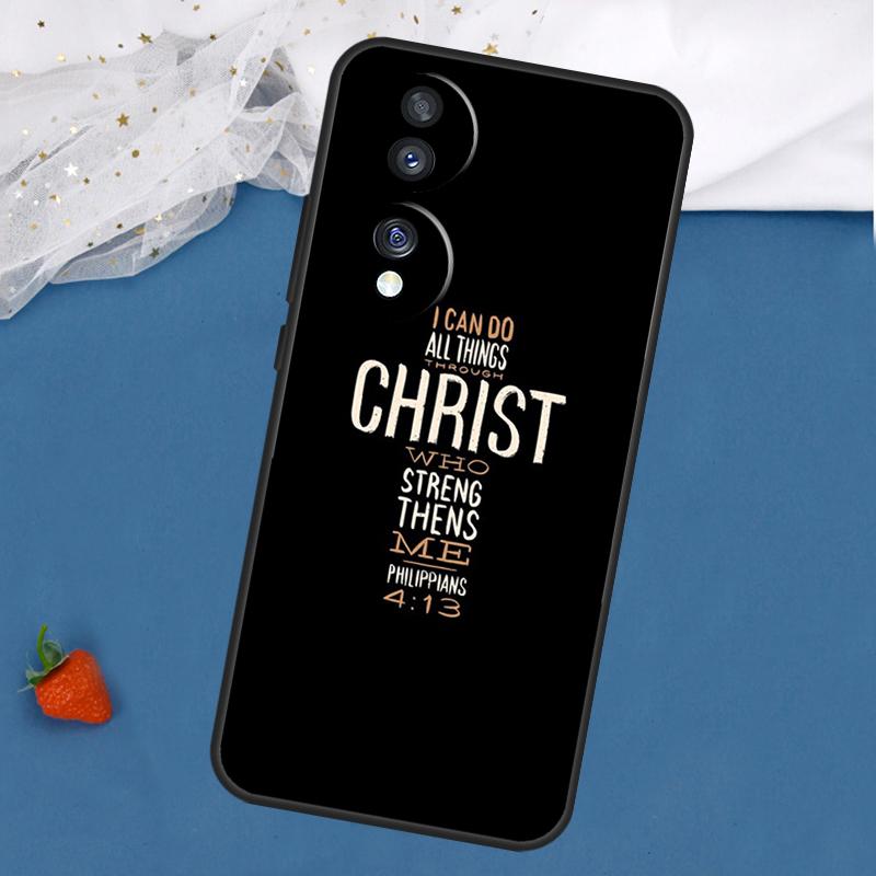 Библия Филиппийцам Иисус Христос Чехол Для Honor Magic 8 7 5 6 Lite 400 200 Pro 50 70 90 X8c X8b X9a X9b X9c X9d Win RT Обложка