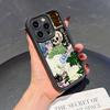 Китайский Шик Мозаика Граффити Зеленый Ротанг Чехол для Телефона Для iPhone 17 16 15 14 13 12 11 Pro Plus Max Мягкий ТПУ Лестница Объектив Мягкое Покрытие