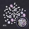 Блестящие стразы для дизайна ногтей, блестки, патчи, смешанные украшения для маникюра