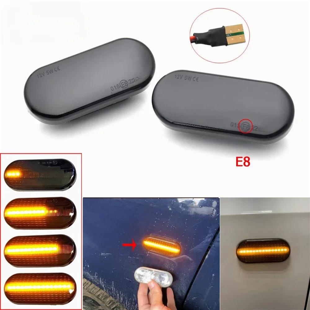 NEW 2pcs For SEAT Ibiza 6L Cordoba Toledo Leon MK1 MK2 LED Dynamic Side Marker Light Turn Signal Light for Octavia