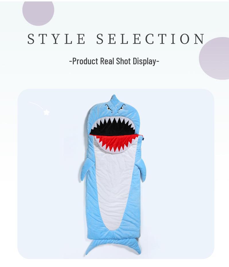 Cartoon Animal Baby Sleeping Bag with Pillow - Anti-Kick Design for Infants and Kids