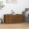 VidaXL Storage Box Honey Brown 91x40.5x42 Cm Solid Pine Wood 825001