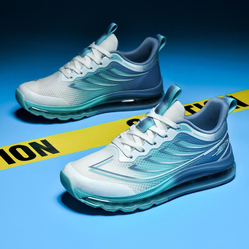 2025 кроссовки для бега с воздушной подушкой по всей стопе мужские внешнеторговые большого размера спортивные сверхлегкие амортизирующие легкие мужские кроссовки молодежные спортивные ст
