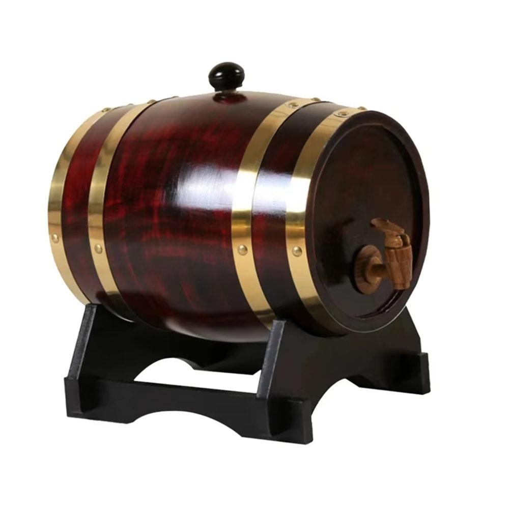 With Tap Beer Dispenser Wood Beer Container Party Supplies Wine Barrel Restaurant