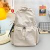 Women's Lightweight Backpack Campus Style Large Capacity Travel Bag Nylon Student School Bag