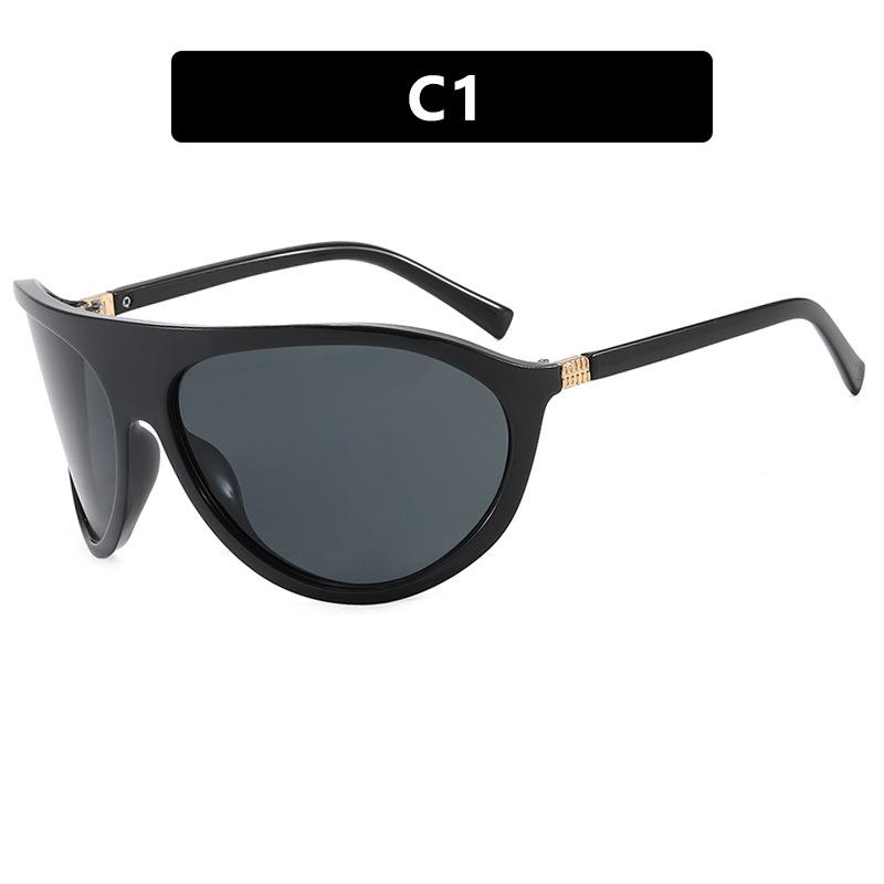 Персонализированные солнцезащитные очки с большой оправой, новые солнцезащитные очки для отдыха на открытом воздухе