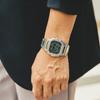 Casio Мужские кварцевые часы GMW-B5000D-1 из нержавеющей стали, водонепроницаемые до 200 м, ударопрочные