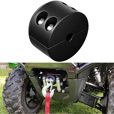Резиновая заглушка крюка троса лебедки для ATV UTV черная сверхмощная линия Saver с шестигранным ключом