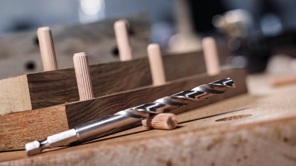 Набор сверл по дереву BOSCH шестигранный хвостовик 9 мм паз 2607019923 (7 шт., 6,35 мм, хвостовик)