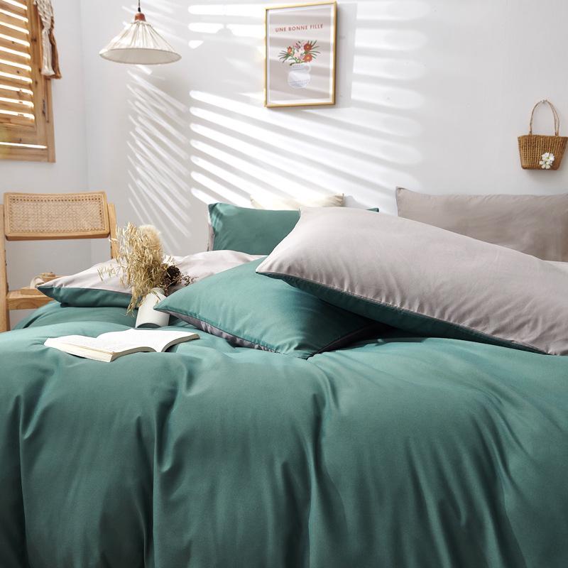 Наволочки в скандинавском стиле однотонные 47x74 см (Пара) для домашнего текстиля