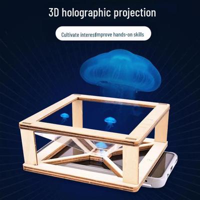Набор для 3D голографического проектора «Сделай сам»: Оптический научный образовательный набор для студентов