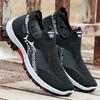 Breathable Men's Slip-On Hiking Shoes: Summer 2025 Mesh, Soft Sole, for Middle-Aged and Elderly
