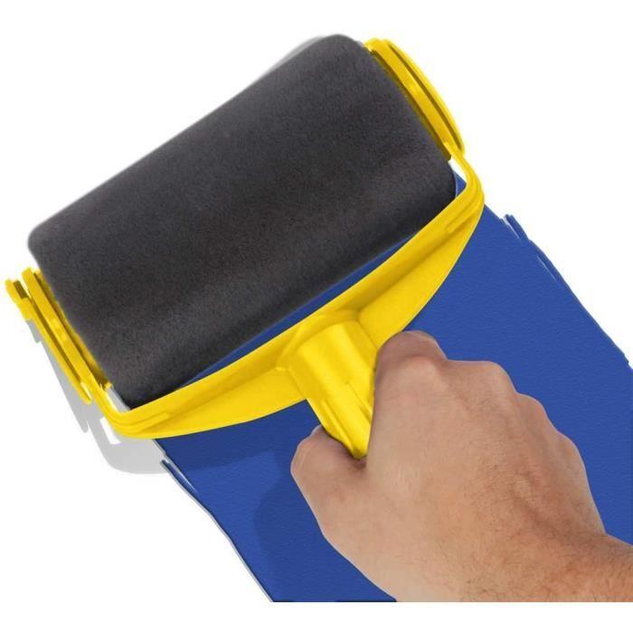 Kit de rouleaux de peinture avec reservoir integre FACIL'ROLLER, application sans traces sur toute surface, facile d'utilisation,197