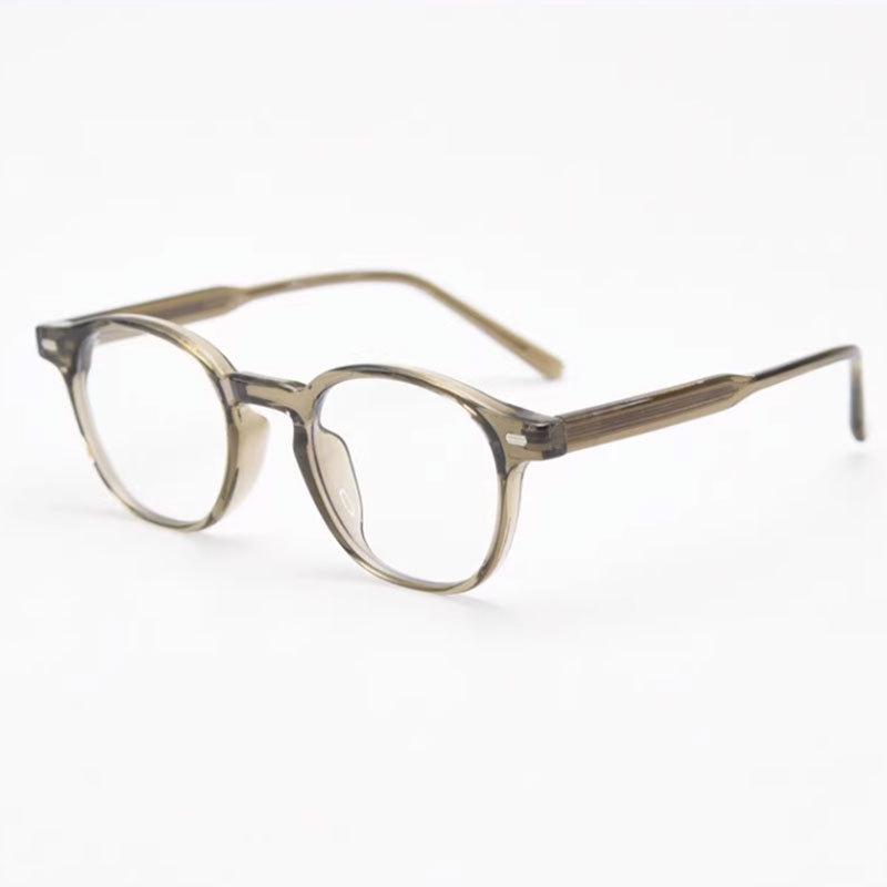 17179 Оправа для очков с пластинчатым наконечником, мужская и женская простая оправа с штифтами, очки Han Chao с близорукостью