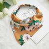 Summer Printting Hair Scarf Scrunchies Vintage Triangle Bandanas Hairband Headband Elastic Hair Bands Headwrap Hair Accessories