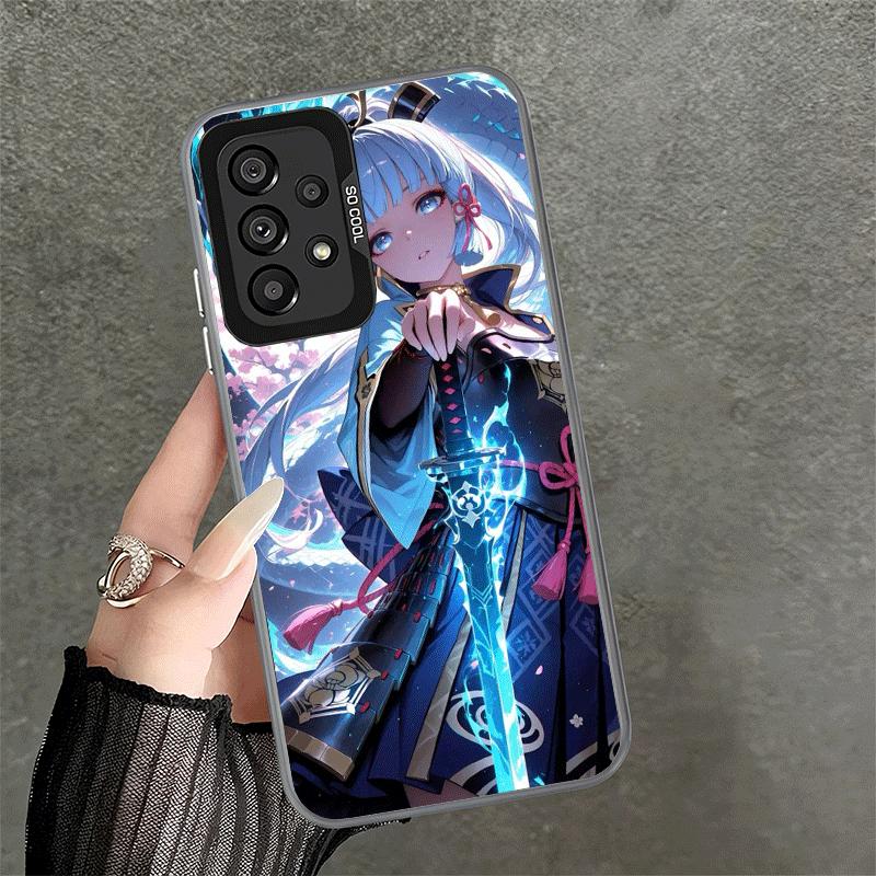 Genshin Impact Kamisato Ayaka Soft Phone Case for Samsung A17 A16 A15 A14 A13 A57 A56 A55 A54 A53 A37 A36 A35 A34 A33 A26 A25 A2