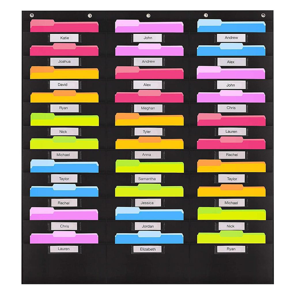 Over The Door Hanging File Organizer Wall-mounted
