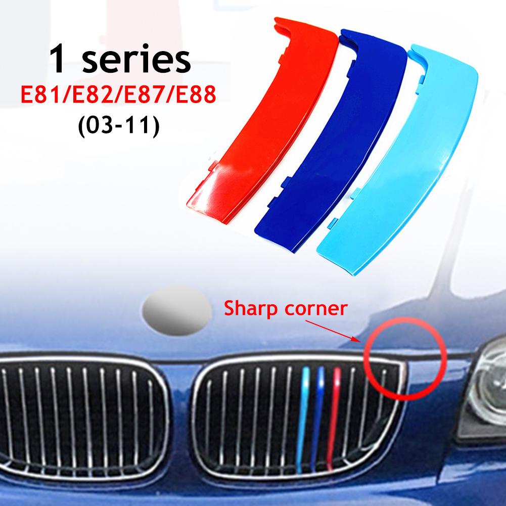 3X M Стиль 2 Стиль 3D Автомобильная решетка Решетка с зажимом для BMW 1 серии E81 E82 E87 E88 2004 2005 2006 2007 2008 2009 2010