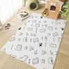 Cartoon Waterproof Non-Slip Pet Mat: Durable Leather, Wash-Free Floor Mat for Cat and Dog House or Playpen