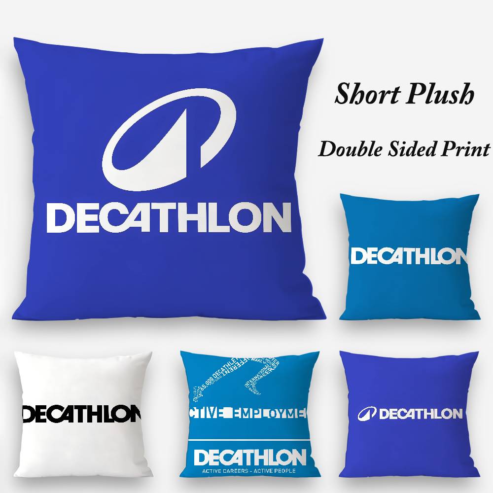 C-Classic D-DecathlonS Наволочка Плюшевая ткань Мягкая Двусторонняя печать Домашний диван Высококачественная наволочка Накидка