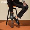 Caesar Men's Genuine Leather One Step Business Casual Leather Shoes