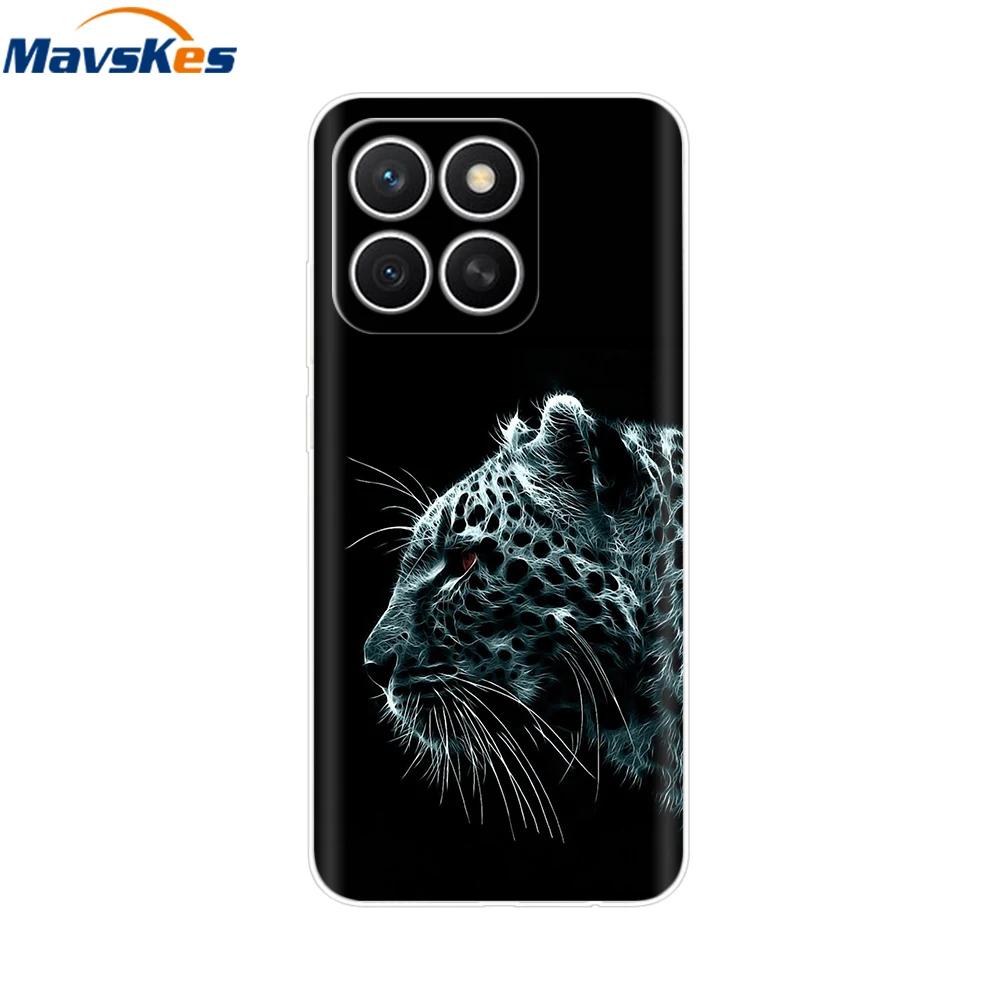 Чехол для Honor X8c HonorX8C 2025 Новая Мода Мультяшная Задняя Крышка Мягкий ТПУ Прозрачные Чехлы для Телефона Для Honor X8c Fundas Сумки Защитные
