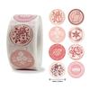About 500pcs Floral Thank You Stickers 1 Inch Round Seal Label Handmade Scrapbooking Envelope Stationery Sticker
