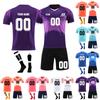 Personalised Shirts Kit Mens Girls With Name Number Custom Football Jerseys For Boys Training Suit