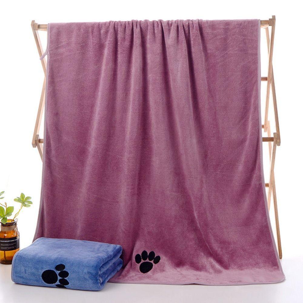 Microfiber Pet Grooming Towel Super Soft Pet Cloth Breathable Dog Towels  Bath Supplies