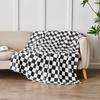 Black And White Checked Blanket Flannel Soft Comfortable Home Blanket Baby Blanket Birthday Holiday Gift