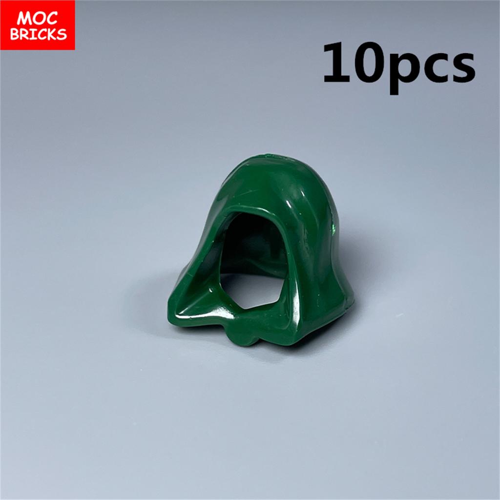 MOC Блоки Головной убор Капюшон Шлем Опущенный 4 см Тело Фигурки Аксессуар для ношения 30381 15428 Строительные кубики Игрушки Детские подарки