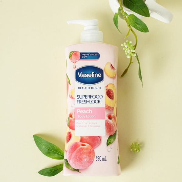 Лосьон для тела Vaseline Superfood 390 мл персик