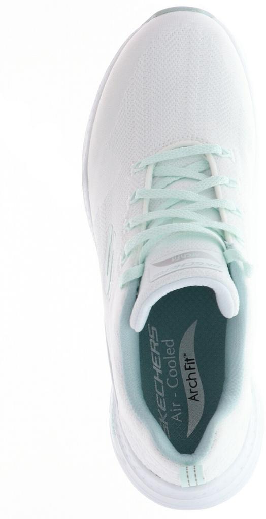 Skechers Arch Fit - кроссовки Comfy Wave белый/мятный
