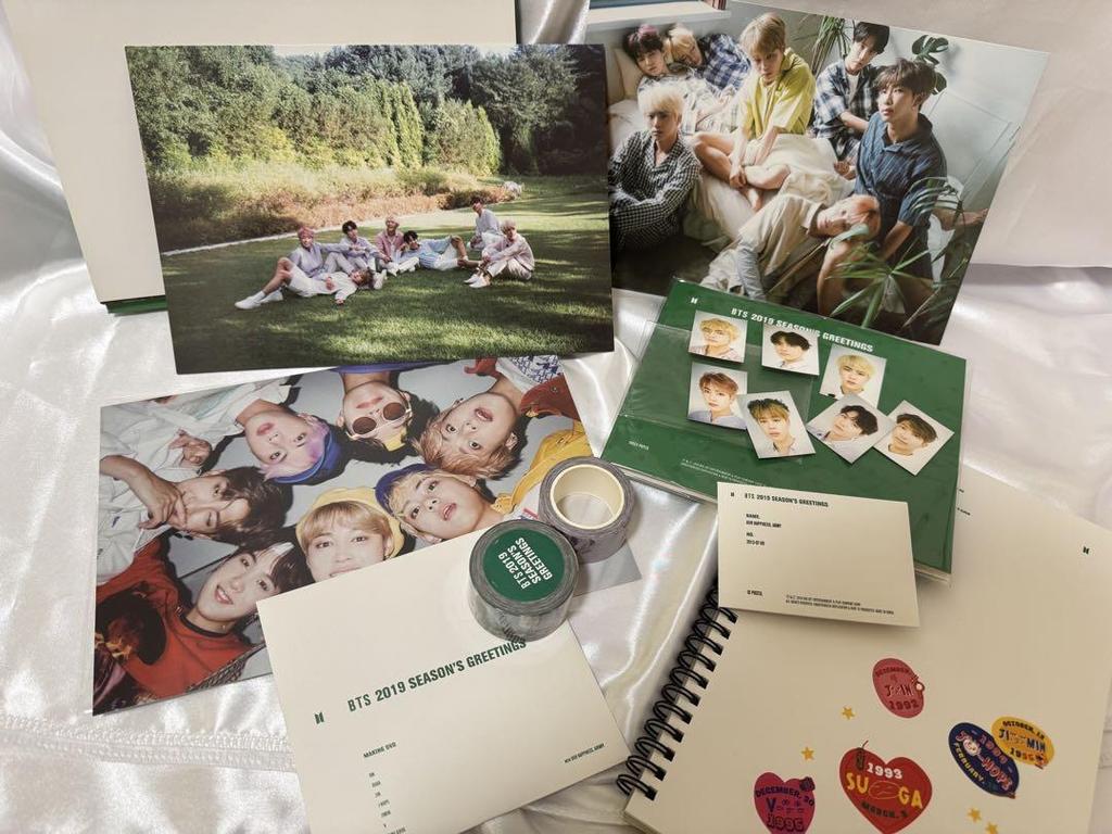 [USED] BTS 2019 SEASON'S GREETINGS Seagreen Baby Photo