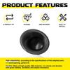 Fit 2017- Challenger GT Dodge Front L&R Black Fog Light Bezel Cover Cap 2PCS